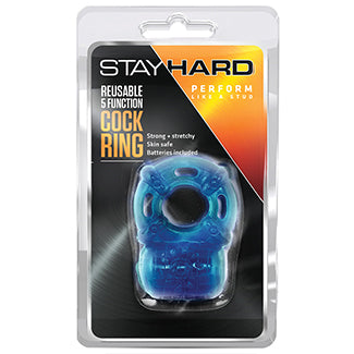Stay Hard Reusable 5 Function Cockring