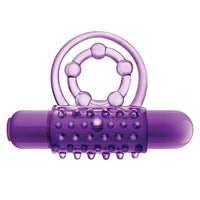 Play With Me Vibrating Double Strap Cockring
