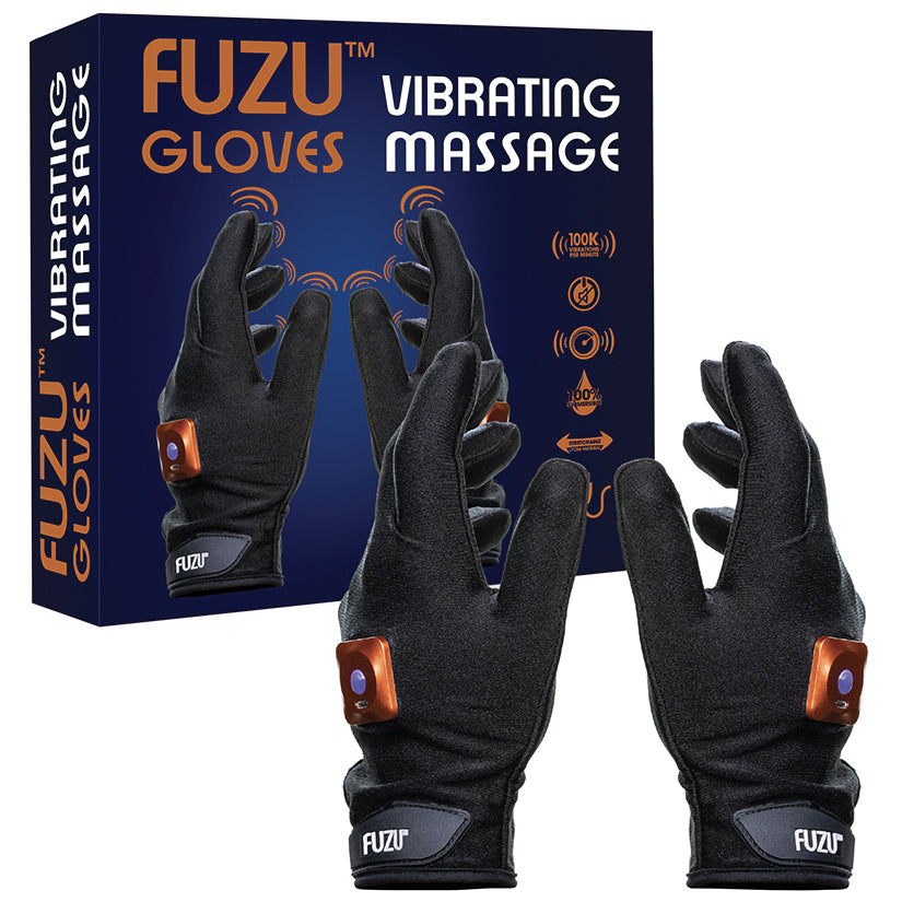 Fuzu Vibrating Massage Gloves-Medium