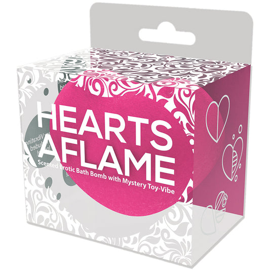 Hearts A Flame Erotic Lovers Bath Bomb W/ Vibe Inside