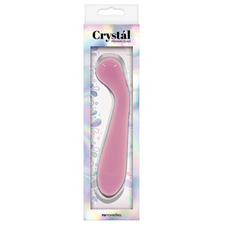 Crystal Premium Glass G Spot Wand-Pink