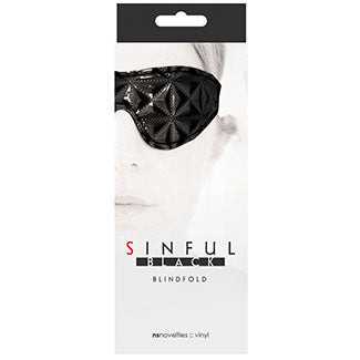 Sinful Blindfold-Black