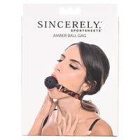 Sincerely Amber Ball Gag