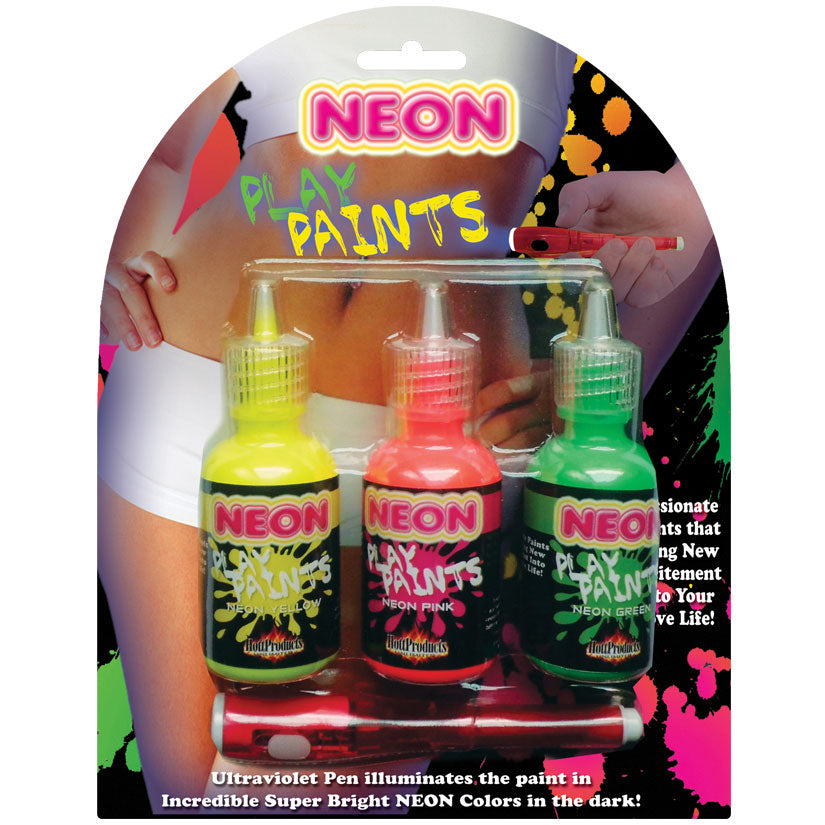 Neon Body Paints 3pk